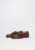 Soft Leather Loafer — Brown