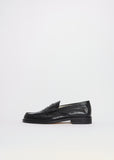 Soft Leather Loafer — Black