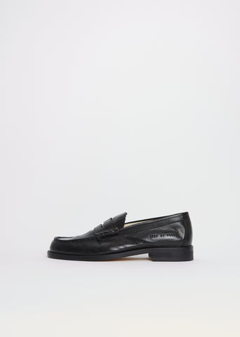 Soft Leather Loafer — Black
