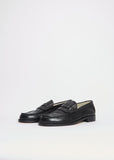 Soft Leather Loafer — Black