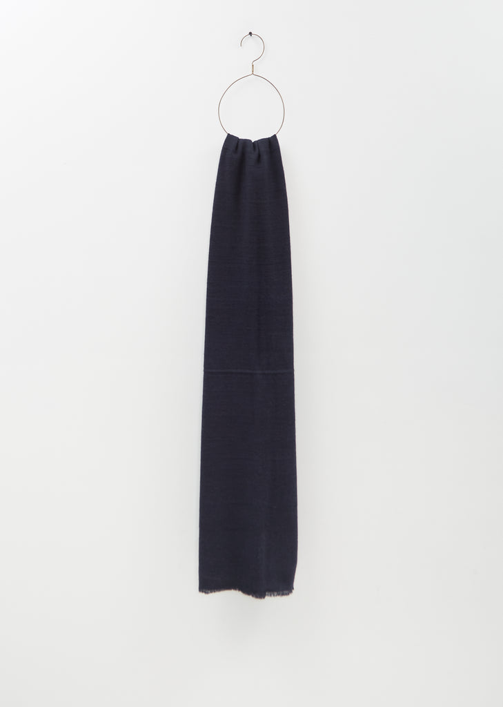 Annapurna Cashmere Stole — Midnight Blue