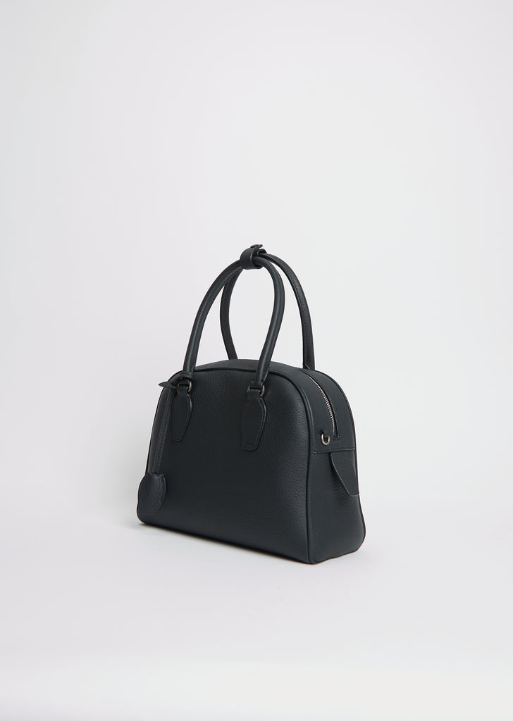 India 10.00 Leather Bag — Dark Pine Ans