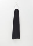 Hokkaido Melange Cashmere Stole — Black