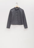 Cotton Poly Mini Collar Jacket