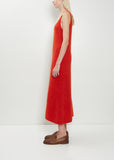 Alpaca Knit Dress — Red