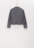 Cotton Poly Mini Collar Jacket