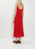 Alpaca Knit Dress — Red