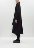 Cotton Draped Shirt Dress