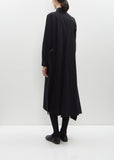 Cotton Draped Shirt Dress
