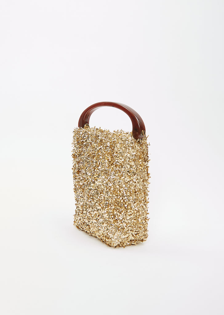 Crossbody Crisp Bag — Gold