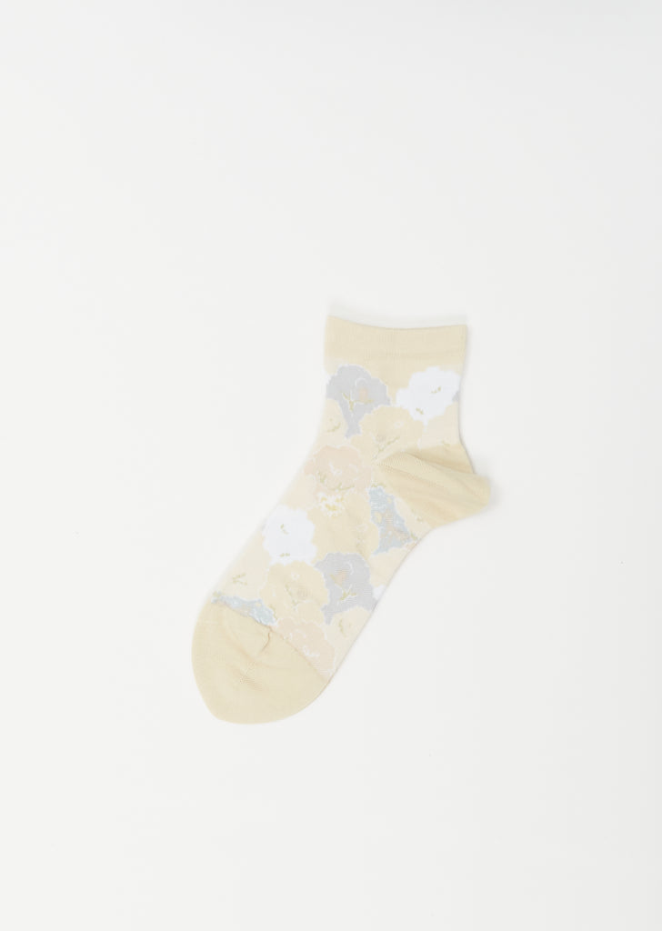 Compression Ankle Socks — Ivory