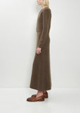 Alpaca Knit Crewneck Cardigan