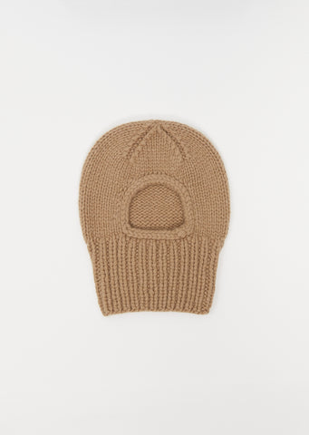 Dita Cashmere Balaclava — Camel