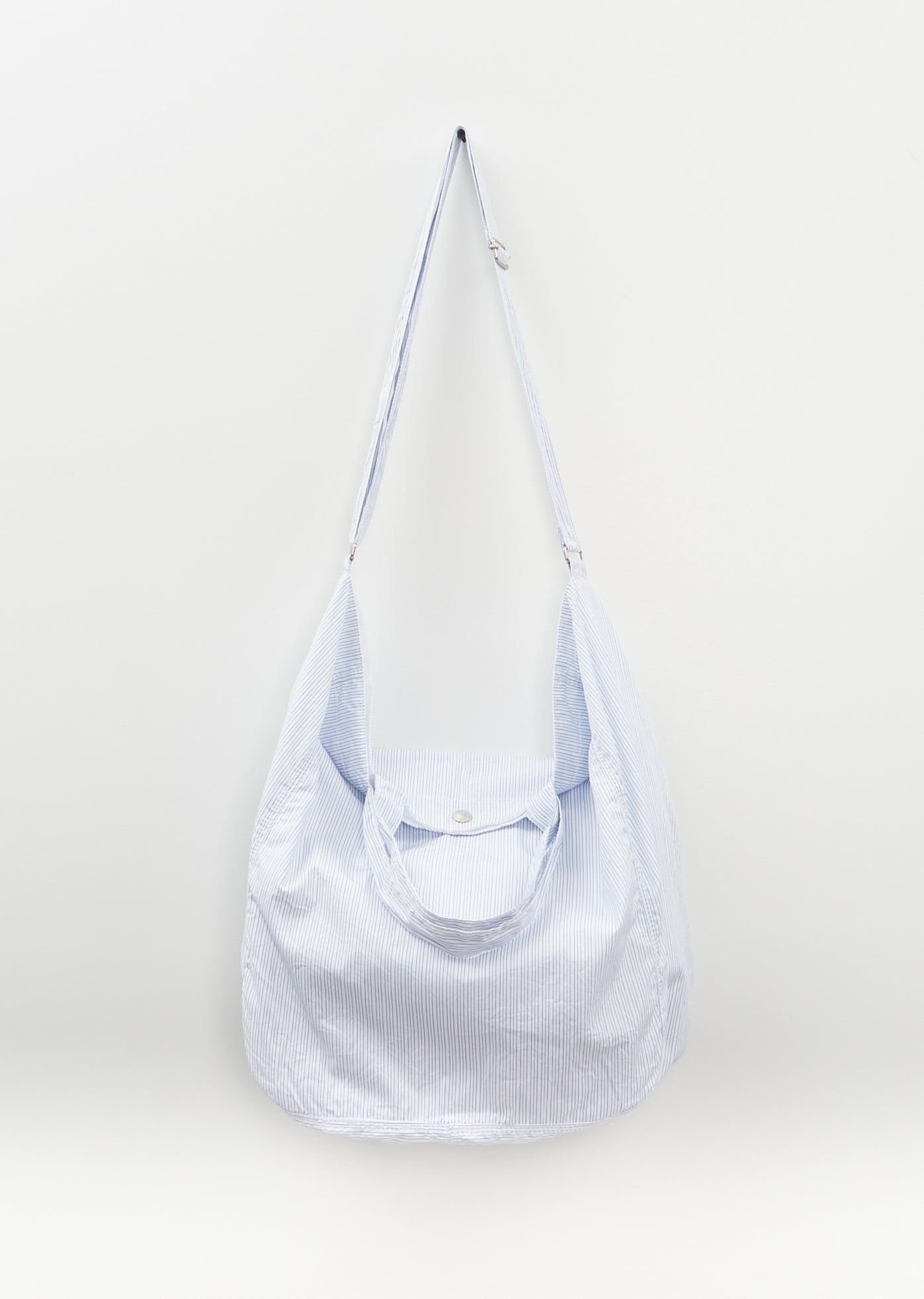 Cotton Stripe Tote Bag — Blue – La Garçonne