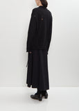 Wool Knit Damaged Detailed Pullover