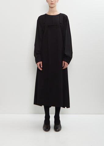 Cotton Twill Overall Dress