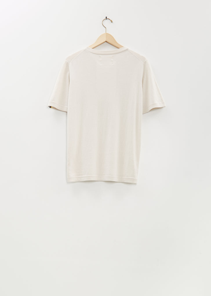 n°394 James Cotton Cashmere Top — Chalk