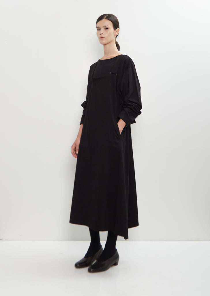 Cotton Twill Overall Dress