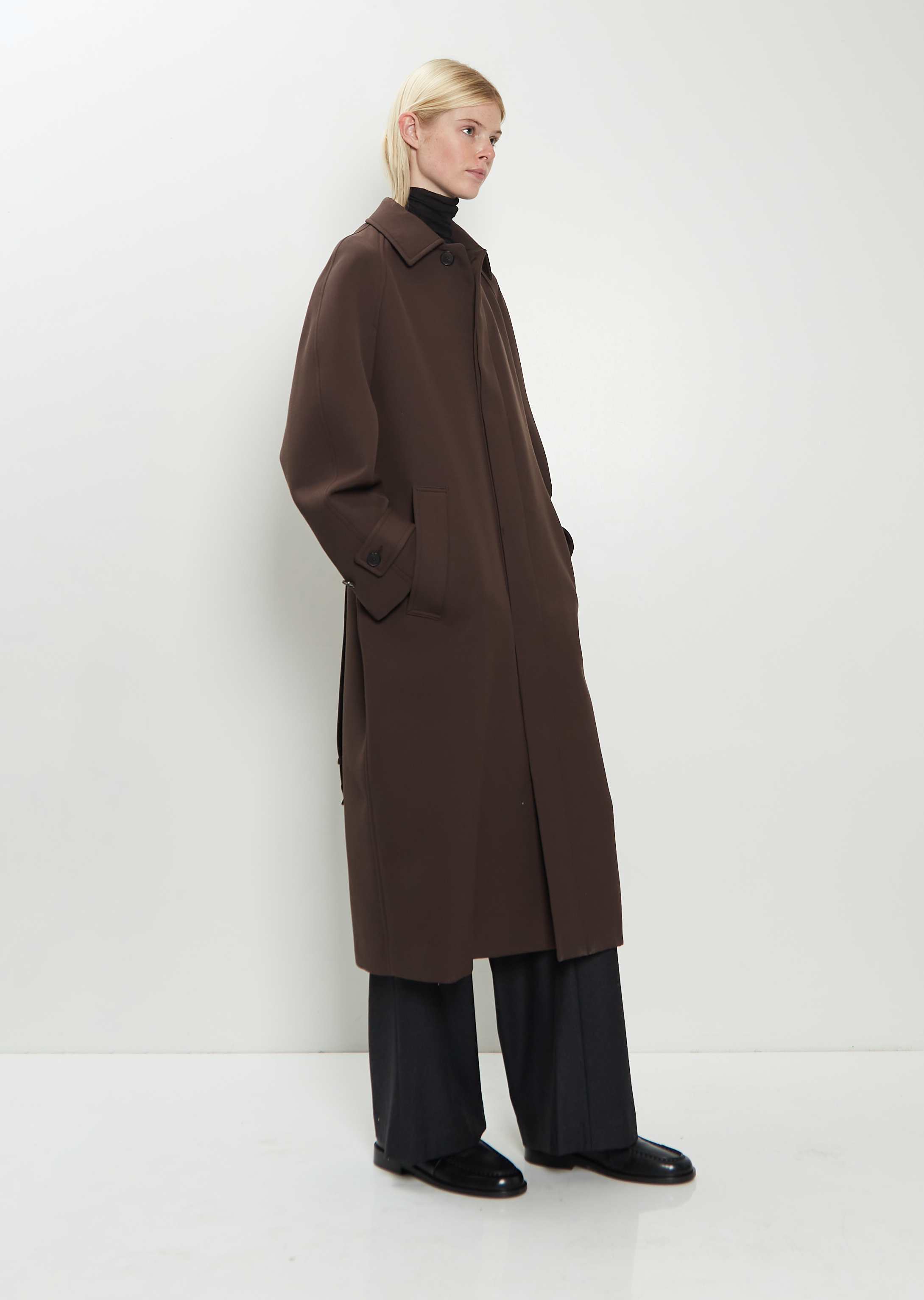 Twisted Double Cloth Coat – La Garçonne Twisted Double Cloth Coat – La Garçonne
