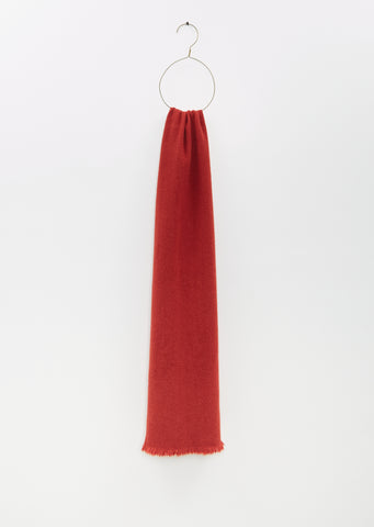 Nomad Skinny Scarf — Red