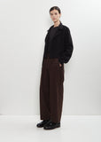 Wool Cotton Cropped Blouson