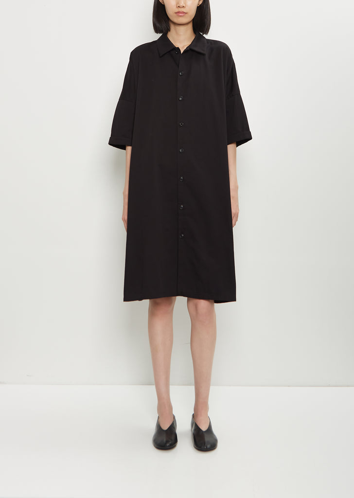 Half Sleeve Dress — Black