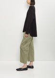 Cut & Sewn Cotton Combination Pullover
