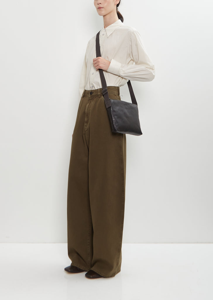 Folio Leather Bag, Small