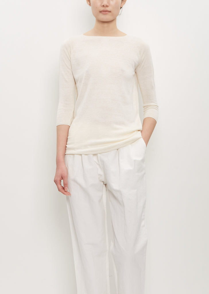 Linen Silk 3/4 Knit Sweater