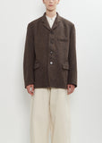 Harris Tweed Boxy Tailored Jacket