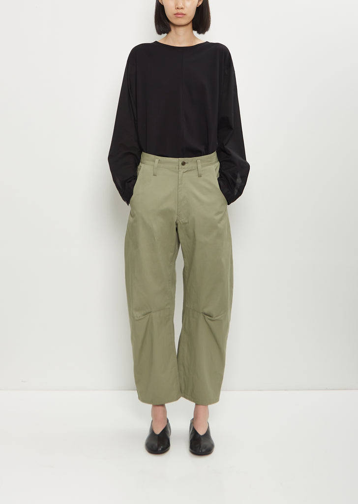 Cotton Gusset Pants  — Khaki