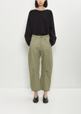 Cotton Gusset Pants  — Khaki