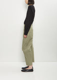 Cotton Gusset Pants  — Khaki