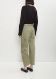 Cotton Gusset Pants  — Khaki