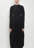 Crew Neck Wool Sweater — Anthracite Melange