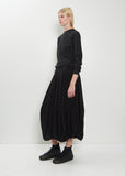 Crew Neck Wool Sweater — Anthracite Melange