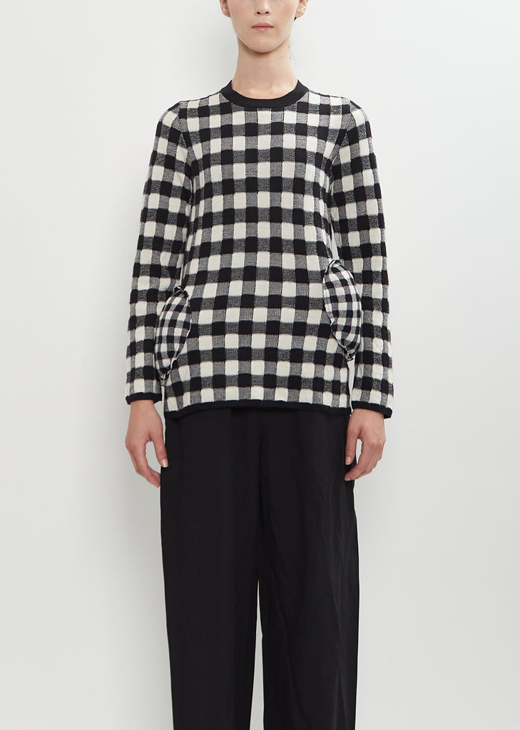 Padded Detail Sweater