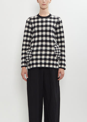 Padded Detail Sweater