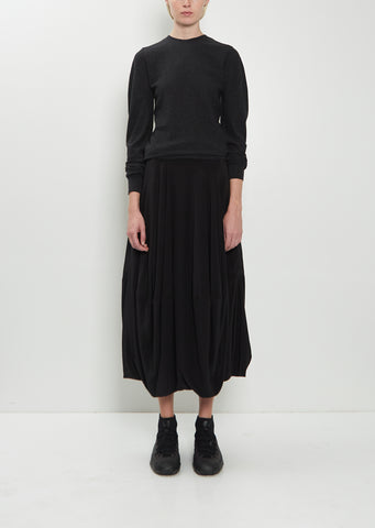 Balloon Silk Skirt