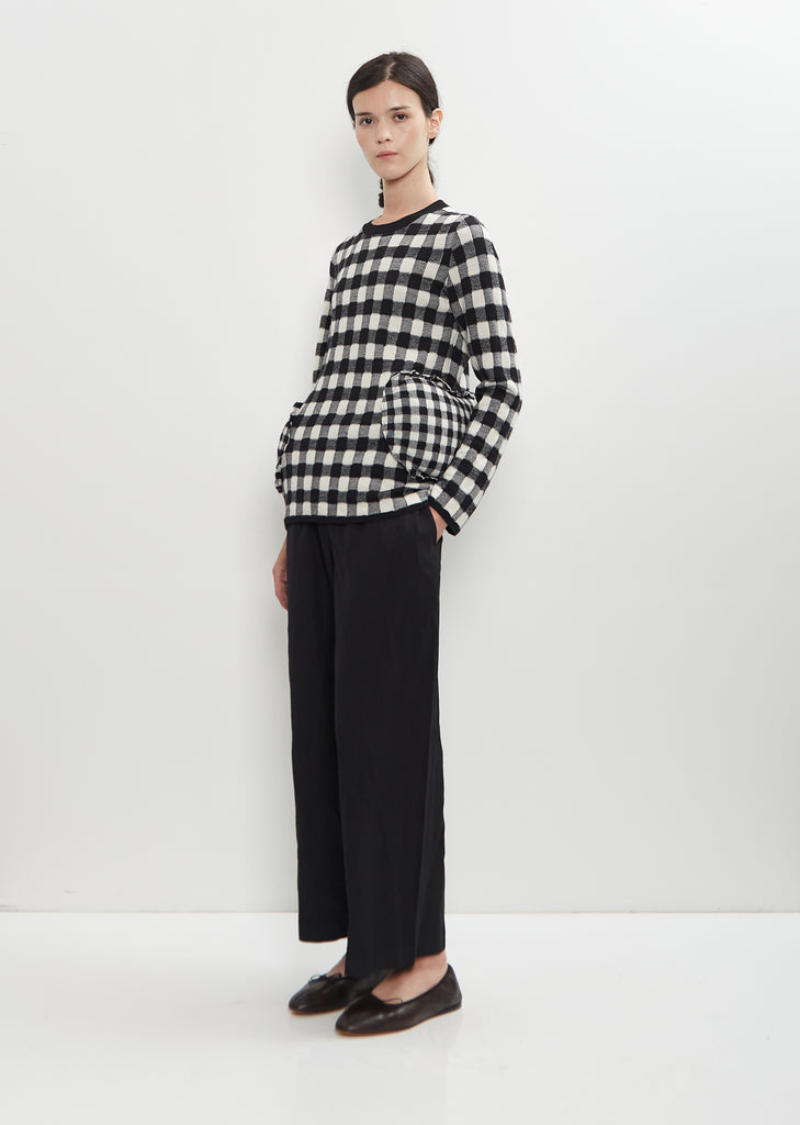 Padded Detail Sweater