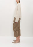 Cashmere Silk Chili Sweater — Ivory