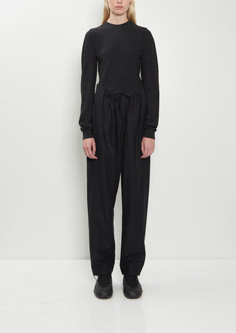 Drawstring Cashmere Pants