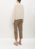 Cashmere Silk Chili Sweater — Ivory