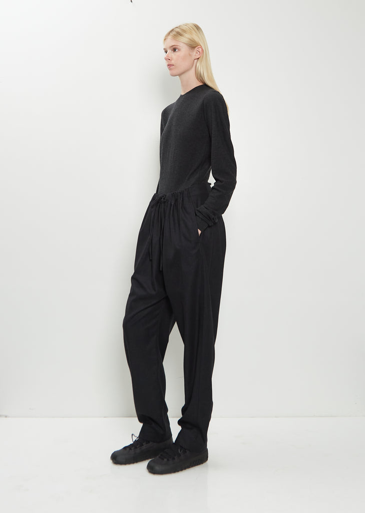 Drawstring Cashmere Pants