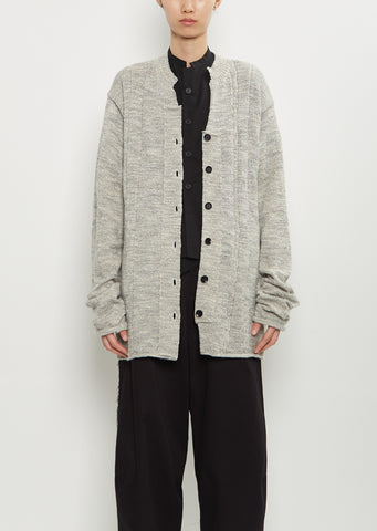 Wool Design Knit Cardigan