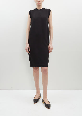 Rib-Edge Shift Dress