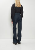 Denim Five Pockets Twisted Pant