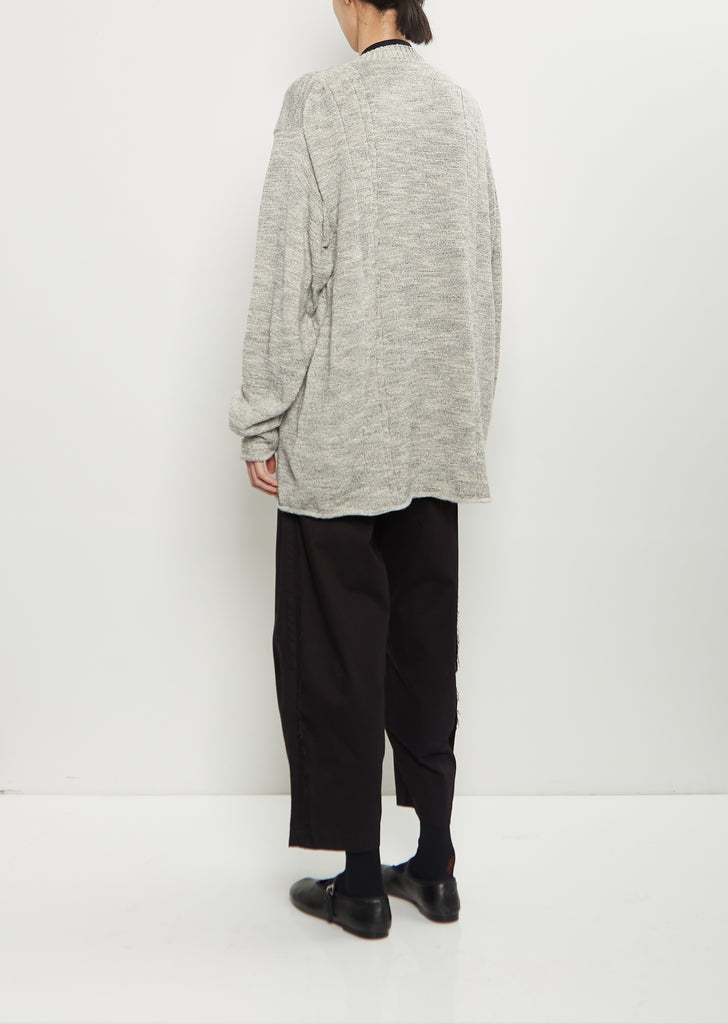 Wool Design Knit Cardigan