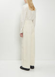 Cotton Denim Large Pants — Denim Snow Clay