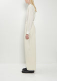 Cotton Denim Large Pants — Denim Snow Clay